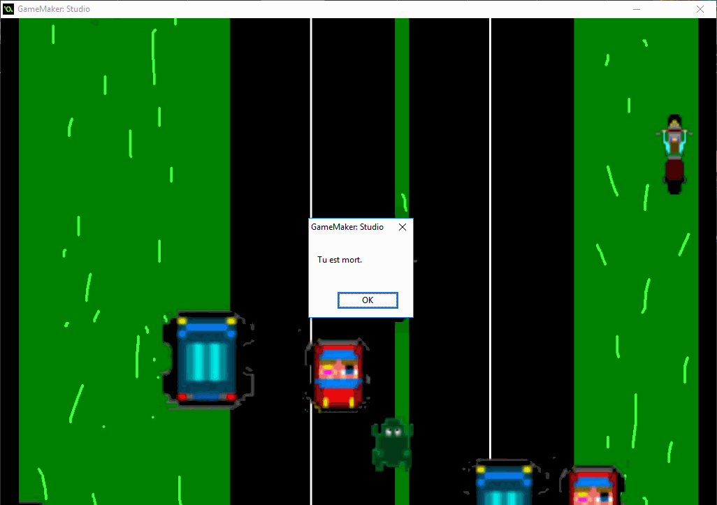 Une mort lors du Frog Game